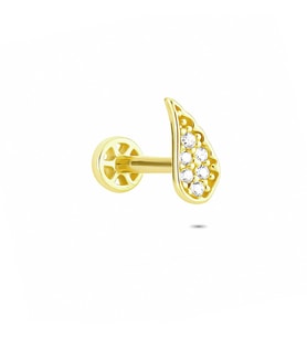 Glorria Altın Melek Kanadı Tragus Piercing