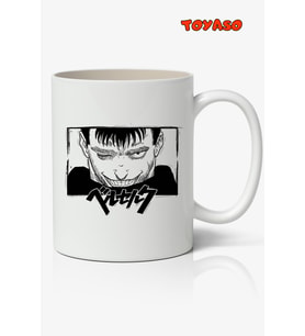Berserk Anime Temalı Beyaz Kupa Bardak Sevgiliye Arkadaşa Hediye