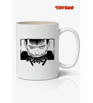 Berserk Anime Temalı Beyaz Kupa Bardak Sevgiliye Arkadaşa Hediye