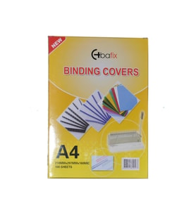 Bafix A-4 Pvc Cilt Kapağı 160 Micron Şeffaf (1 Paket 100 Adet)