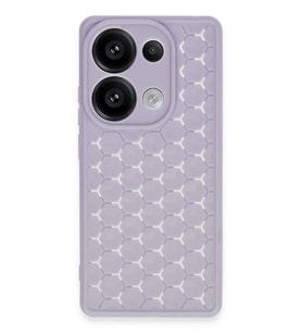 Redmi Note 13 Pro 4G Kılıf Petek Silikon Kapak - Lila