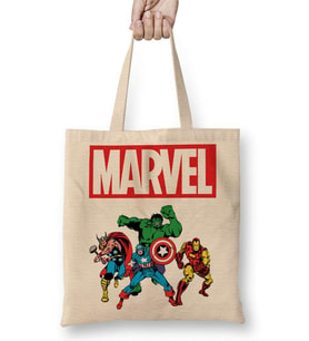 Marvel Avengers 03 Bez Çanta Uzun Saplı