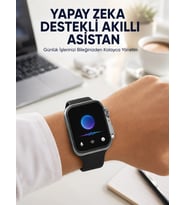 Modern Tasarımlı Akıllı Saat Uzun Pil Süresi ve Net Ekran Yeni Nesil