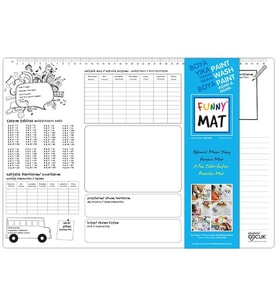 Funny Mat - Çalışma Masam (My Desk - Küçük Boy) - 33,5x48cm