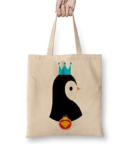 Pinguim Pengüen Bez Çanta Uzun Saplı