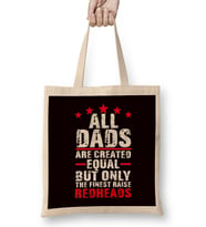 Finest Dads Raise Redheads Ginger Children Daughter Son Bez Çanta Uzun Saplı