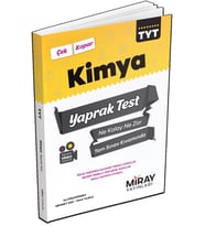 Miray Yayınları Tyt Kimya Üniversiteye Hazırlık Yaprak Testler