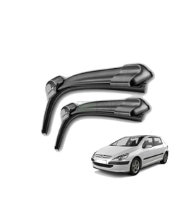 PEUGEOT 307 ÖN CAM SİLECEK SÜPÜRGESİ TAKIMI 2005 - 2007 PEJO ÖN SİLECEK