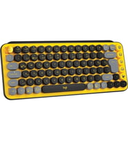 Logitech POP Keys Sarı Siyah Kablosuz Mekanik Klavye - outlet