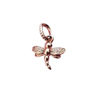 Rose Yusufçuk Charm  925 Ayar Gümüş