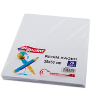 Bigpoint 120 Gram Resim Kağıdı 35x50cm 20'li Paket