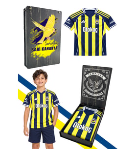 Fenerbahçe Orijinal Lisanslı Fenerbahçe 25/26 Çubuklu Jr Forma Uv Kutu Hedi