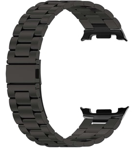 Lexroo Samsung Galaxy Watch 8 40mm Metal Stainless Steel için Kordon Siyah [Galaxy Watch 8 - Siyah]