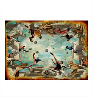 Futbol Efsaneleri Modern Mdf Tablo 25cmX 35cm