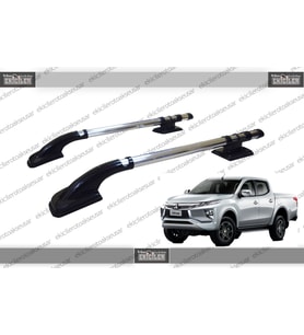 Mitsubishi L200 TAVAN ÇITASI (2006-2019) PORT BAGAJ NİKEL (ARA ATKISIZ)