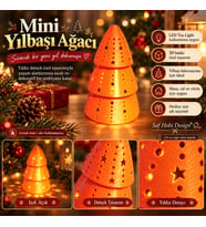 Saf Hobi Design® Mini Yılbaşı Ağacı LED Tea Light Dekoru