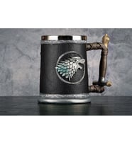 400ml Paslanmaz Çelik Game Of Thrones Kabartmalı Kupa Bardak