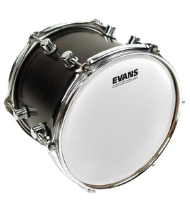 Evans B13UV1 UV1 Coated Tom ve Trampet Derisi (13 inç - Tek Kat - Beyaz)
