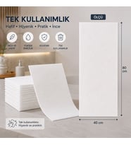 Genel Kullanım Amaçlı Tek Kullanımlık Havlu 20 Adet 40x 80 cm