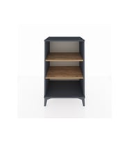 Hyperion Komodin 2 Raflı 60x44x96 Antrasit-Çam