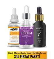 Üçlü Serum Paketi (Saç ve Cilt İçin)
