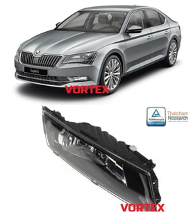 Skoda Superb Sol Sis Farı 2015 Sonrası Uyumlu