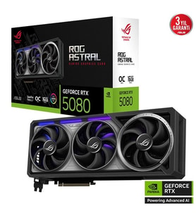 ASUS 16GB ROG ASTRAL RTX5080-O16G GAMING GDDR7 256bit HDMI-DP PCIE 5.0