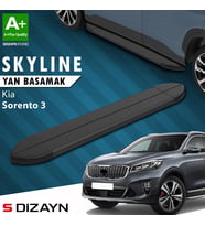 S-Dizayn Kia Sorento 3 Skyline Siyah Yan Basamak 183 Cm 2014-2020 A+ Kalite