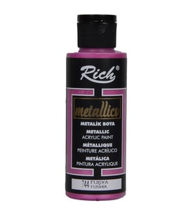 Rich Metalik Akrilik Boya Fuşya 120ml