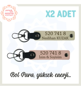 Yavru Ağzı-Sütlü Kahve, İsminiz Yazılı Ve Enerji Dolu Özel Hediye 520 741 8 Yazılı 2'li Anahtarlık