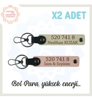 Yavru Ağzı-Sütlü Kahve, İsminiz Yazılı Ve Enerji Dolu Özel Hediye 520 741 8 Yazılı 2'li Anahtarlık