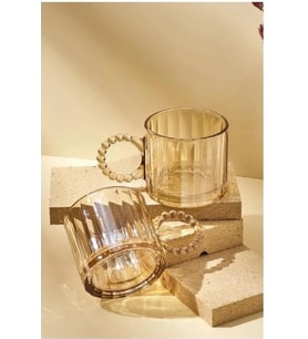 Perotti 15863 Ring Line 2'li Kupa 325 Ml Amber