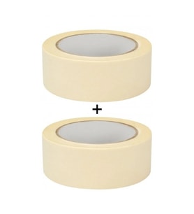 Maskeleme Bandı  36mm 40Mt Kağıt Bant Bandı Boya Bandı 2 Adet