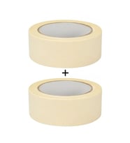 Maskeleme Bandı  36mm 40Mt Kağıt Bant Bandı Boya Bandı 2 Adet