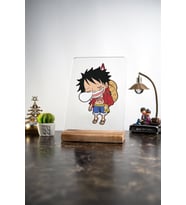 Ev One Piece Monkey D. Luffy, Eşya, Ürünler, Masa Dekoratif Ahşap Obje
