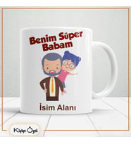 Babalar Günü Özel Hediye Çay Kahve Kupa Bardak-baba54