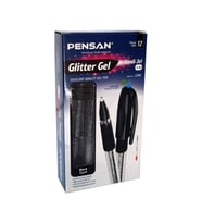 Pensan Glitter Gel Simli Jel Kalem 12 Adet
