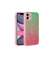 Apple iPhone 11 Uyumlu Kılıf Renk Geçişli Mermer Desenli Sert Silikon Zore Granit Kapak (Model 4)