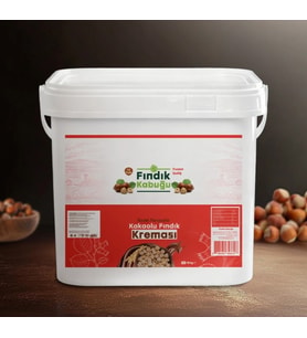 Fındık Kabuğu %5 Fındıklı Kakaolu Krema 10 Kg