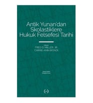 Antik Yunan’dan Skolastiklere Hukuk Felsefesi Tarihi