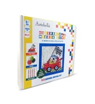 MS-24 Çocuk Ahşap Çerçeveli Seramik Mozaik Set 20x20 cm