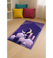 Mor Cami Temalı Unisex Çocuk Seccadesi CS07