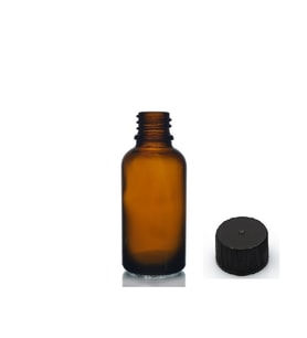 30ml kahverengi cam şişe düz kapaklı, 12 adet, cam şişe, esans şişesi, yağ şişesi, kozmetik şişesi