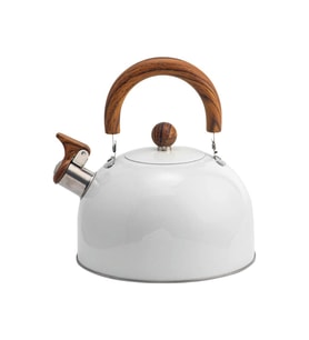 3L Düdüklü Kettle Su Isıtıcı Çaydanlık Paslanmaz Çelik Yüksek Islıklı Beyaz