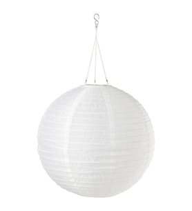 LED'li güneş enerjili aydınlatma, beyaz, 45 cm, pilli
