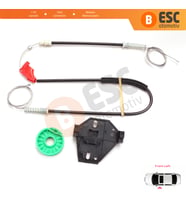 VW Transporter T4 Eurovan Caravelle 1990-2003 7D0959801 İçin Elektrikli Ön Sol Cam Kriko Tamir Seti