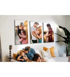 Premium Kişiye Özel 2 Adet Metal Poster Tablo Full Hd Kalite Baskı 20x30 cm