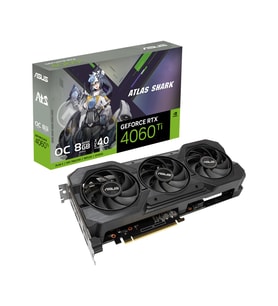 Asus Atlas SHARK-ATS-RTX4060TI-O8G-V2-GAMING-NVIDIA-GEFORCE-RTX 4060 Tı-8g-8gb GDDR6-128BIT-2610MHZ-OC-HDMI-3XDP-DLSS3 Ekran Kartı