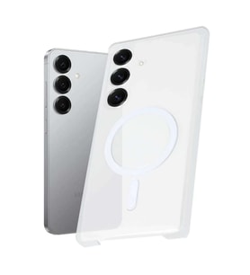 Galaxy S25 Plus Kılıf PC Zara Magsafe Şeffaf Kılıf - Şeffaf