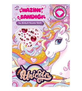 Unicorn - Hazine Sandığı (Taç Hediyeli Boyama Kitabı)